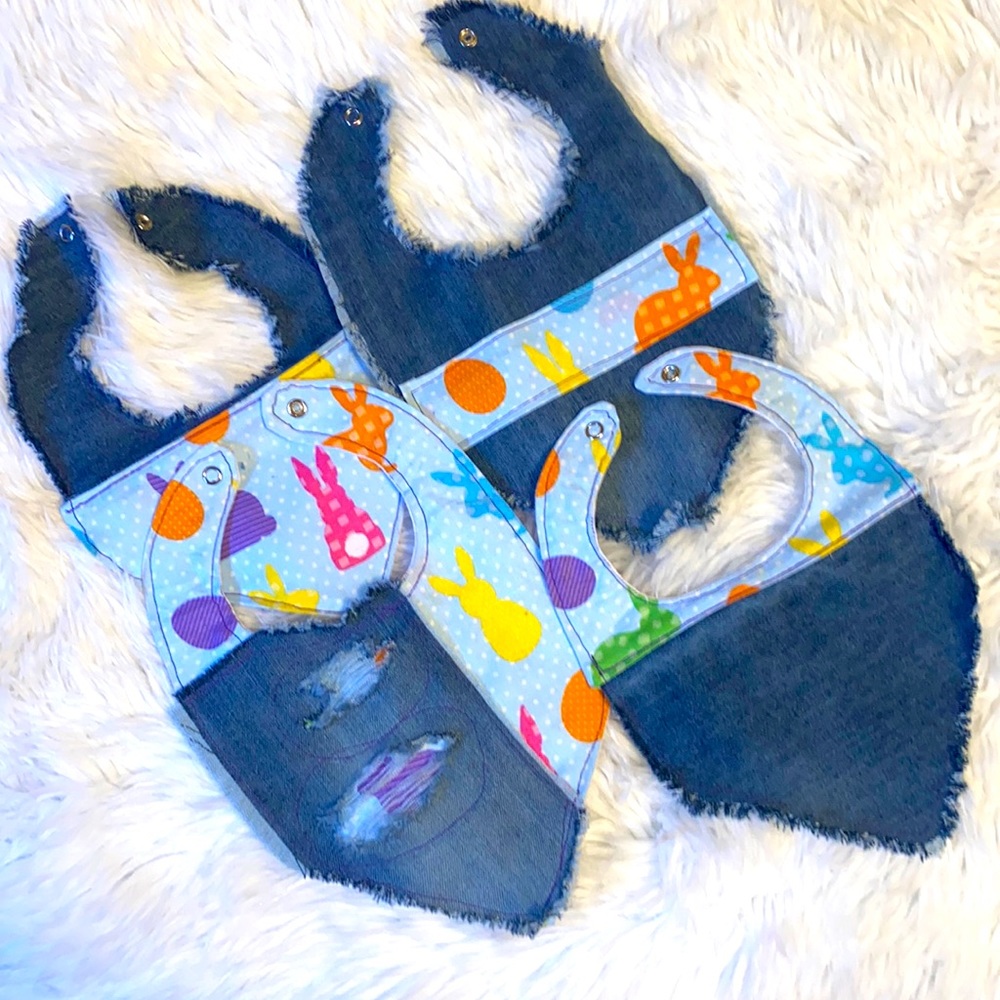 Homemade Easter Bibs